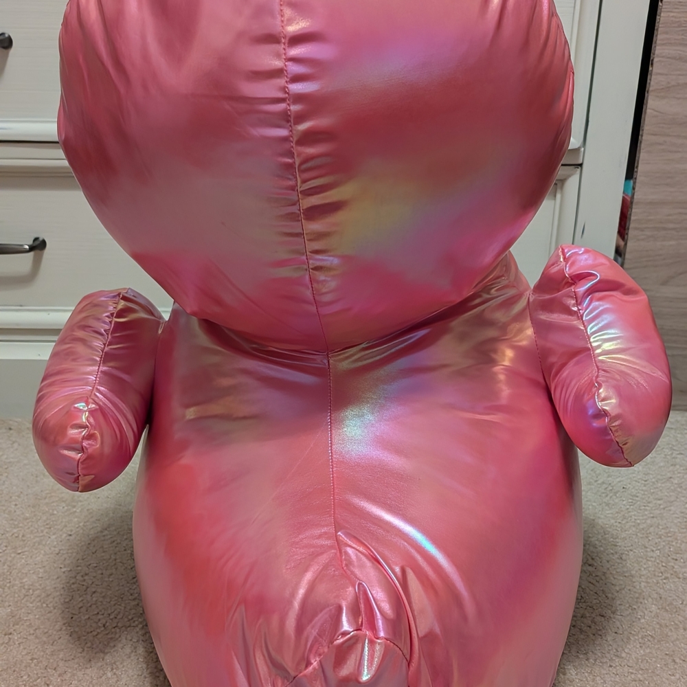 Pink Inflatable Duck Plush - Picture 3 of 4
